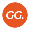 Logo with 'GG.' text on an orange circle