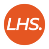 Logo with 'LHS.' text on an orange circle