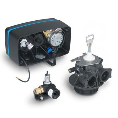 an image of three representative parts for a water softener