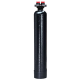 an upflow filter system that uses catalytic carbon to remove chlorine and chloramine