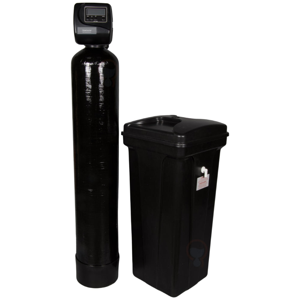 aquatell citymaster water softener showing both tanks