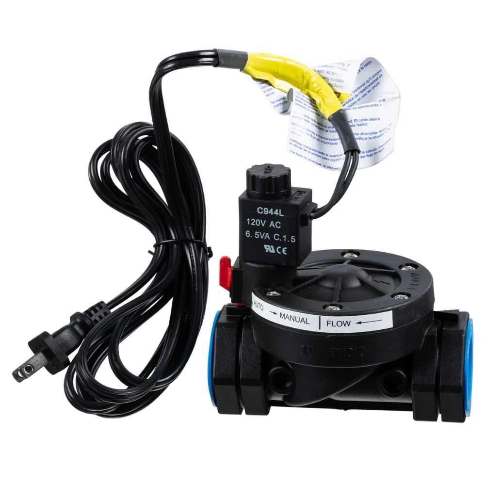 UV Pure Non-Metallic Solenoid Shut-Off Valve 1"