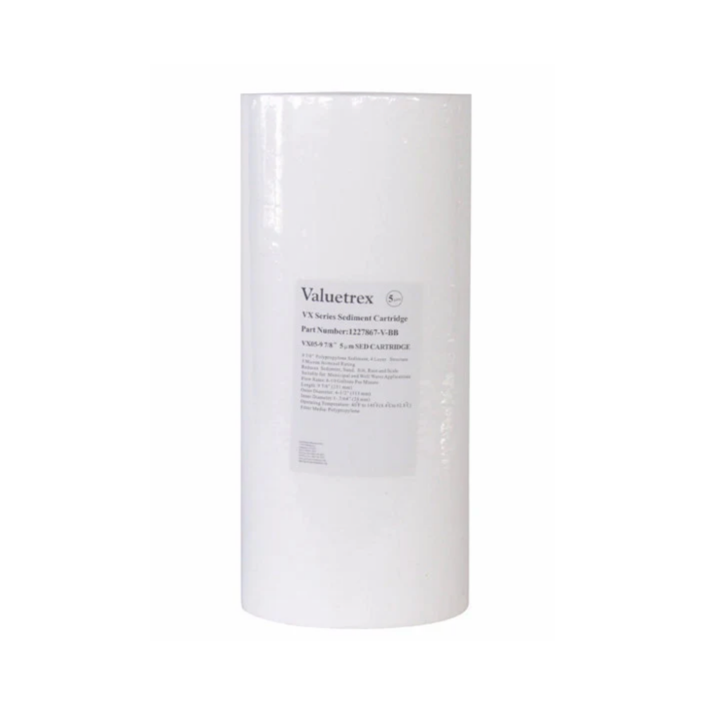 Valuetrex 10&quot; Big Blue 5 Micron Sediment Filter Cartridge 1227867-V-BB
