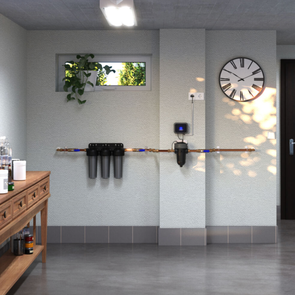 Watersprint Core 40 UV System on wall