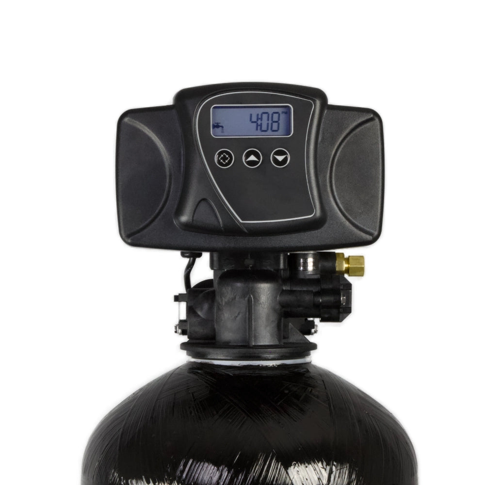 Fleck 5600SXT Water Softener 1.5 front close up view
