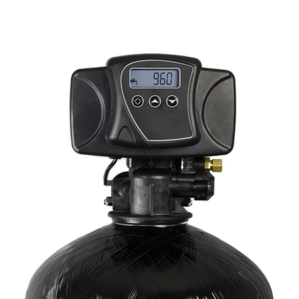 Fleck 5600SXT Water Softener 2.0 front up close