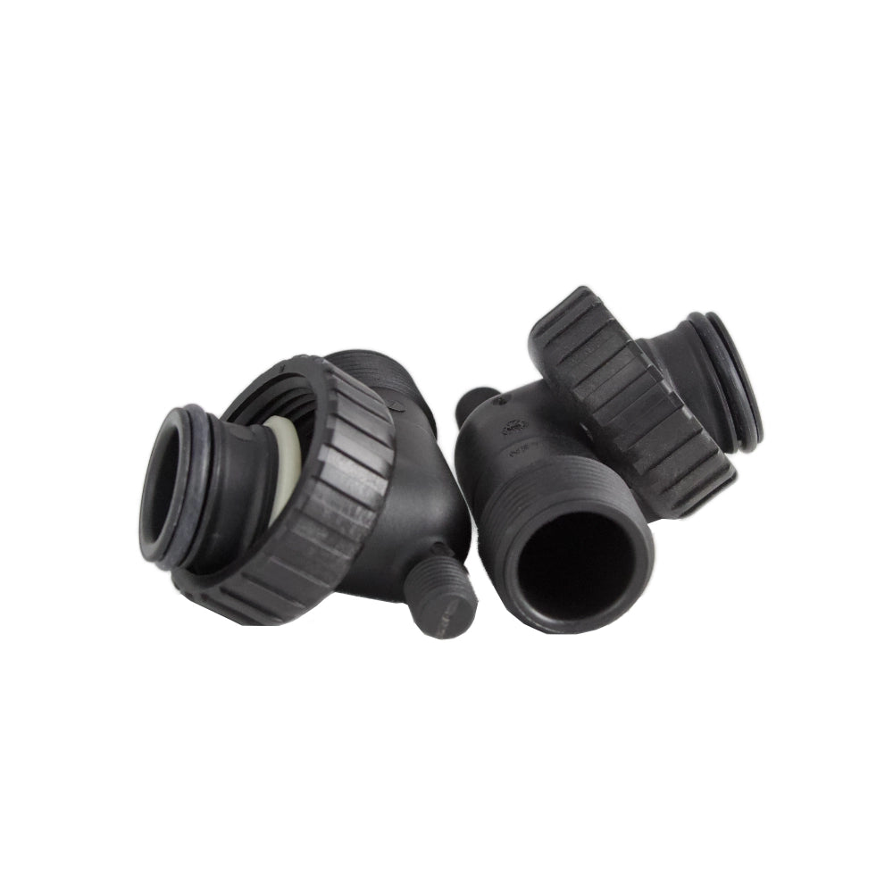 Clack 1" Plastic Male NPT Elbow Plumbing Connector full image view 