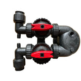 filtration head for carbon system that removes chlorine and chloramine