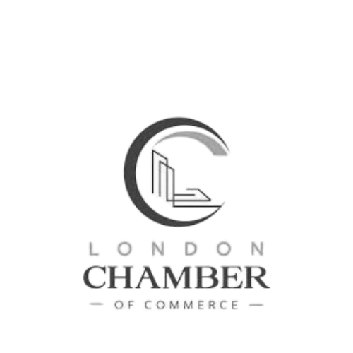 Logo of the London Chamber of Commerce on a white background