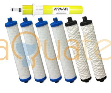 Hydrotech 4-Stage RO Filter Pack + 50 GPD Membrane
