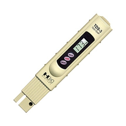 HM Digital TDS-3 Handheld TDS Water Meter With Carrying Case